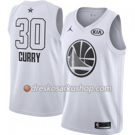 Muški NBA Dres Golden State Warriors Stephen Curry 30 2018 All-Star Jordan Brand Bijela Swingman